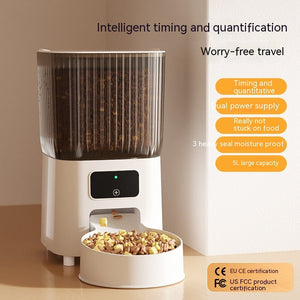 Revolutionize Feeding Time with the Automatic Pet Feeder Cat Intelligent Remote