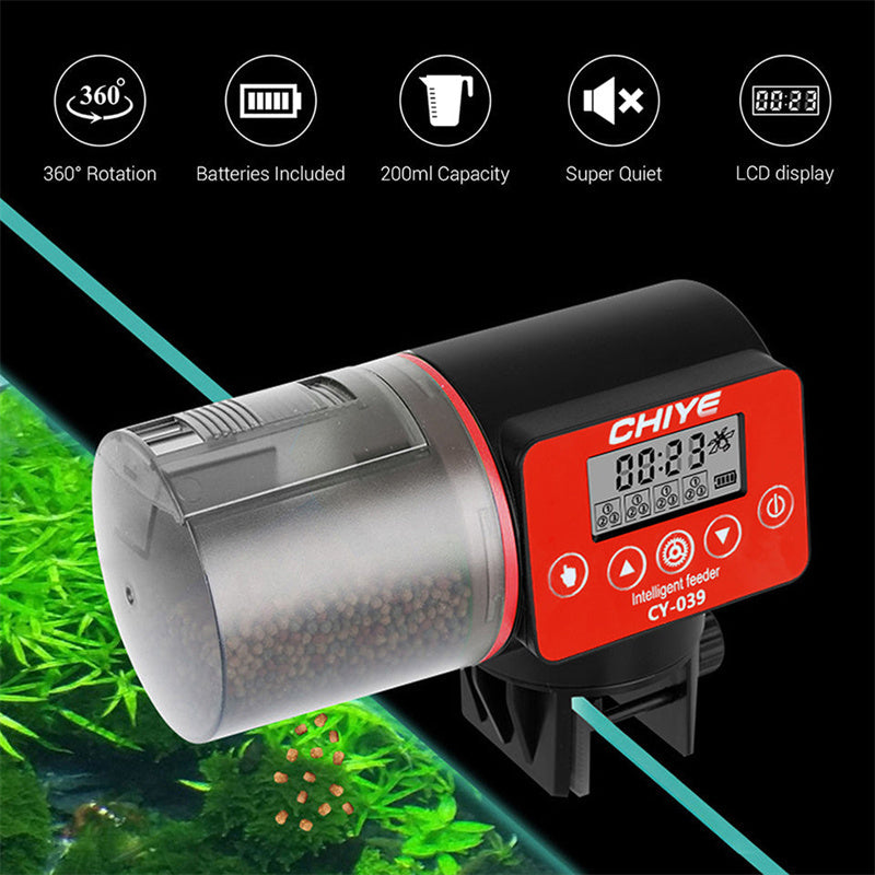 The Ultimate Solution for Fish Lovers: Intelligent Timing Automatic Fish Tank Feeder