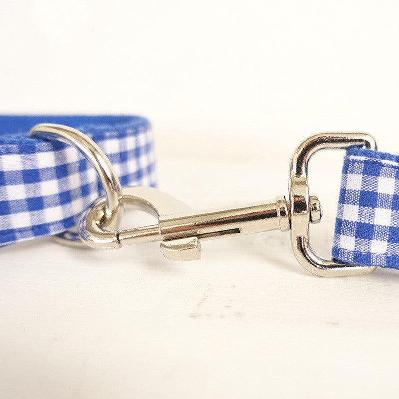 Personalized Tie Tie Blue Delicious Plaid