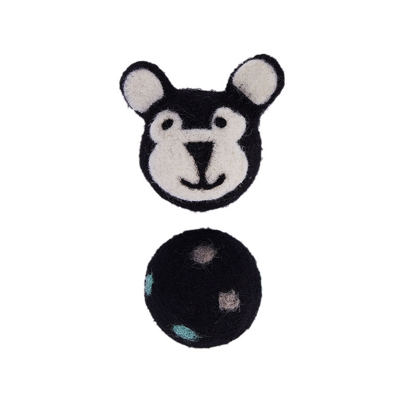 Colorful Felt Stretch Ball Cat Toy Ball Pet Toy