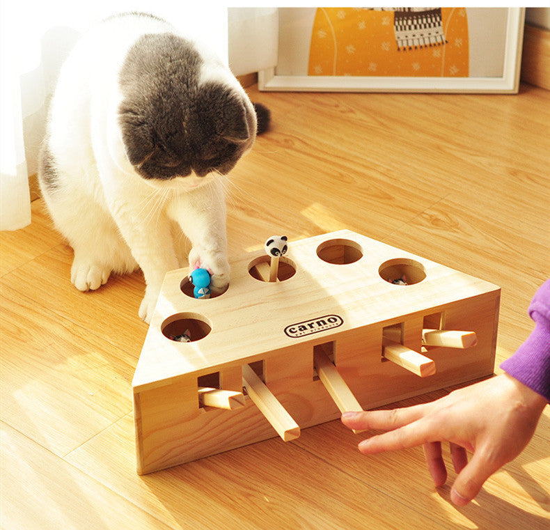 Cat Toy Hamster Solid Wood Hamster
