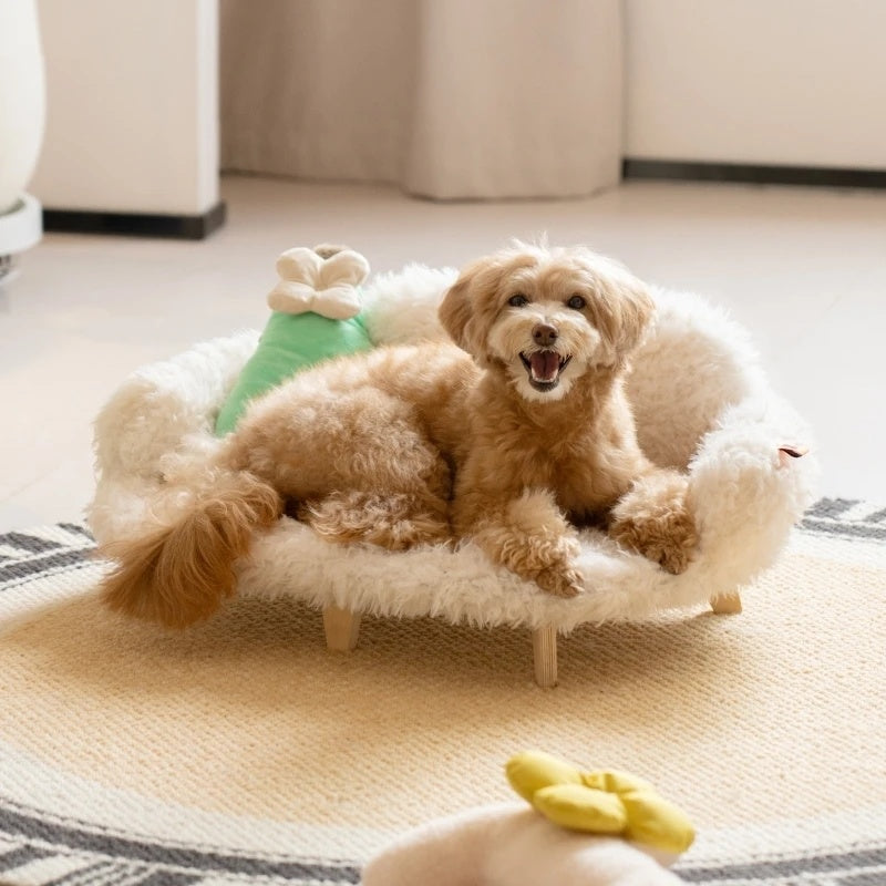 Wooden Pet Bed Kennel Dogs And Cats Bed