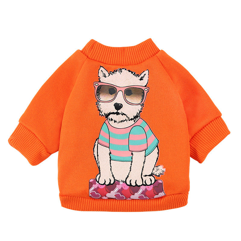 Dog Leisure Sweater Pet Multi-pattern