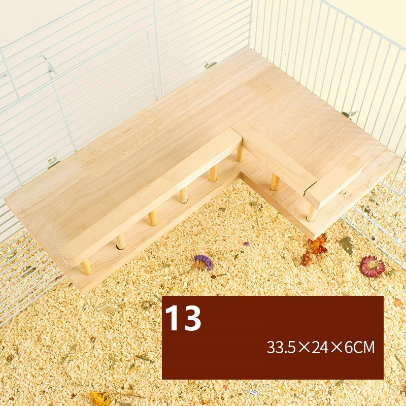 Hamster Natural Wooden Fence Landscaping