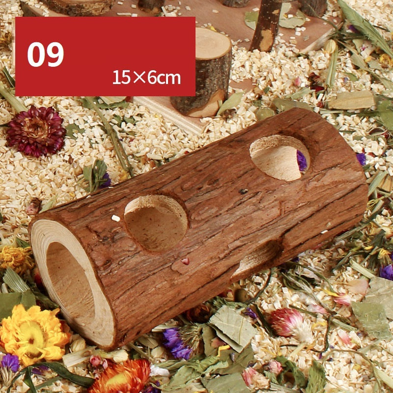 Hamster Natural Wooden Fence Landscaping