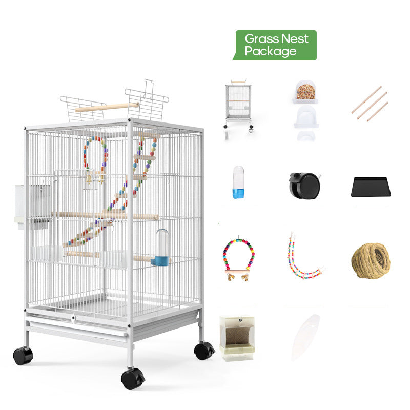 Parrot Xuanfeng Bird Cage With Feeder