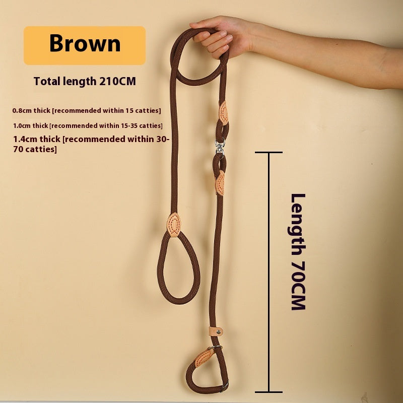 Nylon P Chain Hand Holding Rope Out Dog