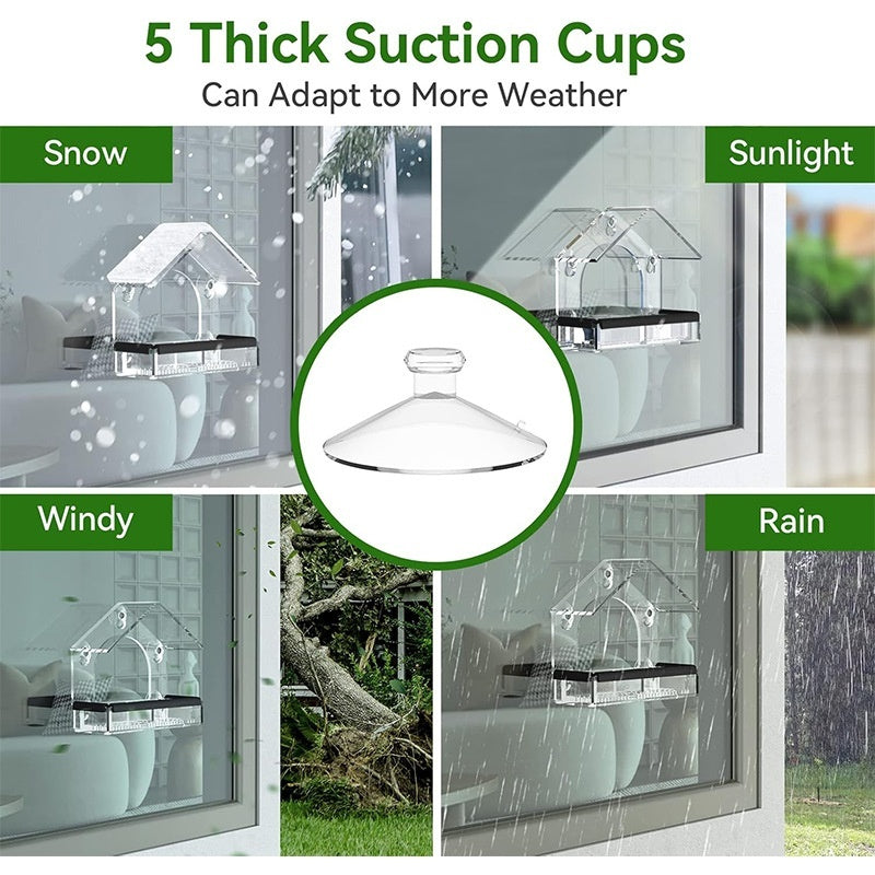 Acrylic Bird Cage Hummingbird Feeder