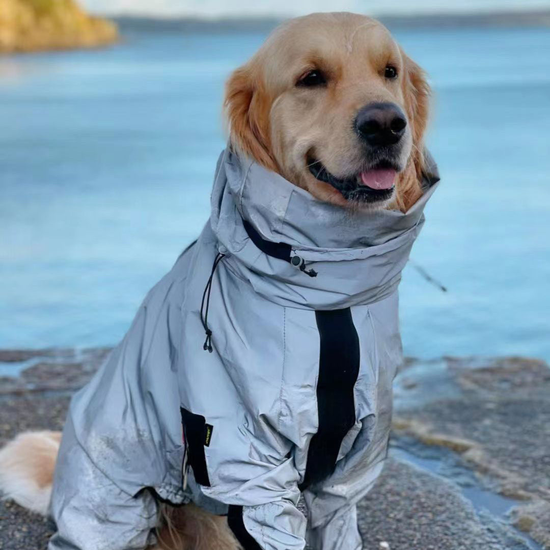 Dog Raincoat Tactical Reflective Shell