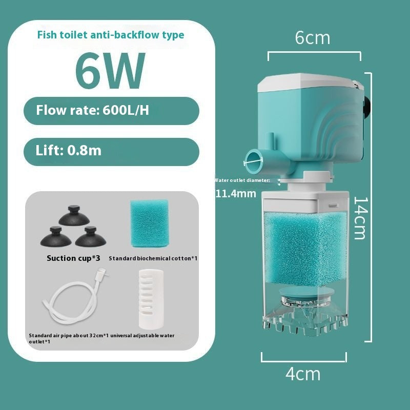 Fish Tank Filter System Three-in-one Fish Tank Filter