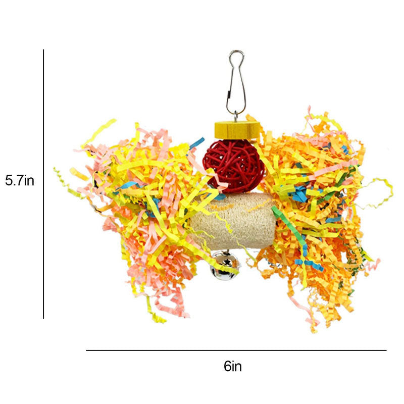 Parrot Gnawing Toy Bird Supplies Rattan Ball