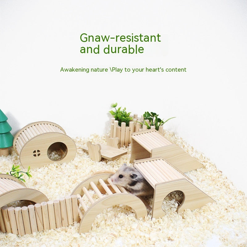 Hamster Landscaping Fence Ladder Arch Bridge